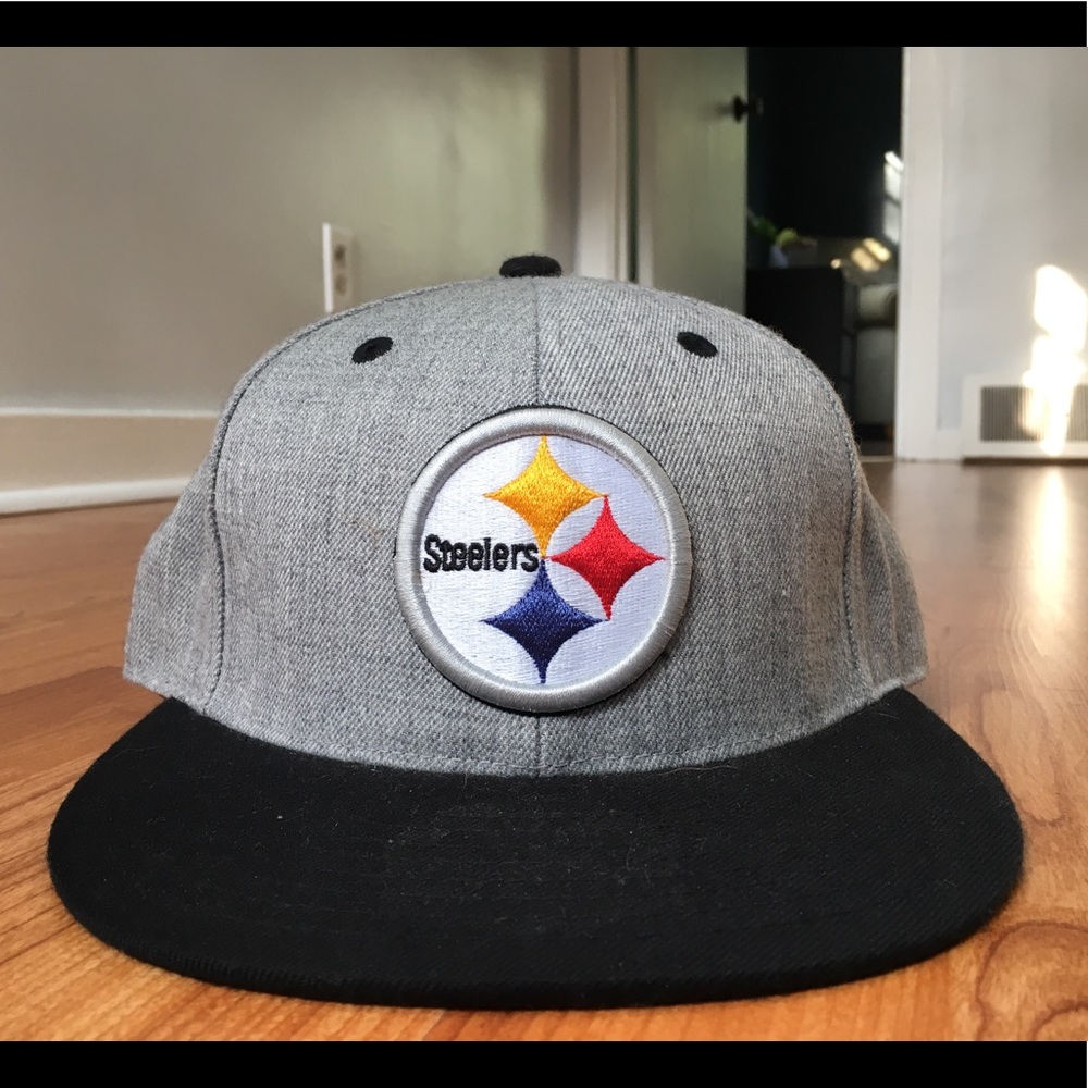 Men Mitchell & Ness Pittsburgh Steelers Hat 7 1/8 vintage